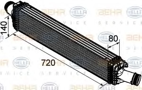 Intercooler compresor AUDI A4 Avant (8K5, B8) - Co