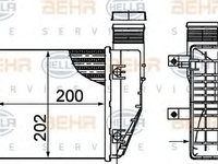 Intercooler compresor AUDI A6 Avant (4F5, C6) - OEM - NRF: NRF30015|30015 - Cod intern: W02140050 - LIVRARE DIN STOC in 24 ore!!!