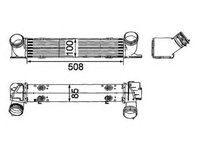 Intercooler, compresor BMW X1 (E84) (2009 - 2015) NRF 30797