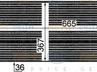 Intercooler compresor CHEVROLET CRUZE (J300) - OEM - NRF: NRF30272|30272 - Cod intern: W02185444 - LIVRARE DIN STOC in 24 ore!!!