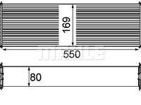 Intercooler compresor CI185000P MAHLE pentru Bmw Seria 6 Bmw Seria 7 Bmw Seria 5