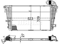 Intercooler compresor CI513000S MAHLE pentru Opel Astra