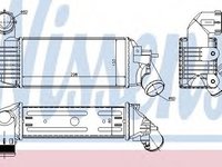 Intercooler, compresor CITROEN C5 I (DC) (2001 - 2004) NISSENS 96765 piesa NOUA