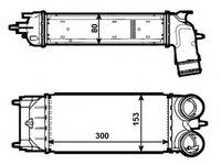 Intercooler, compresor CITROEN C5 III Break (TD) (2008 - 2016) NRF 30548 piesa NOUA