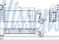 Intercooler, compresor CITROEN C8 (EA, EB) (2002 - 2016) NISSENS 96766 piesa NOUA