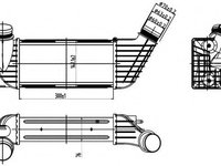 Intercooler, compresor CITROEN C8 (EA, EB) (2002 - 2016) NRF 30192 piesa NOUA