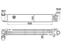 Intercooler, compresor E-KRAFT 1924004100