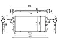 Intercooler, compresor E-KRAFT 1924004235