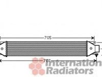 Intercooler, compresor FIAT DOBLO MPV (152, 263), FIAT DOBLO caroserie inchisa/combi (263) - VAN WEZEL 17004392