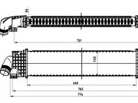 Intercooler, compresor FORD C-MAX (DM2) (2007 - 2020) NRF 30870