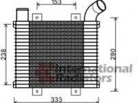 Intercooler, compresor HYUNDAI SATELLITE, HYUNDAI H 200 caroserie, HYUNDAI H-1 platou / sasiu - VAN WEZEL 82004225