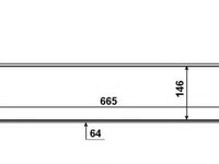 Intercooler, compresor ISUZU D-MAX (TFR, TFS) (2012 - 2016) NRF 30367 piesa NOUA