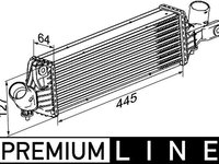 Intercooler, compresor MAHLE CI 355 000P