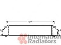 Intercooler, compresor MERCEDES-BENZ E-CLASS limuzina (W211), MERCEDES-BENZ E-CLASS T-Model (S211) - VAN WEZEL 30004410