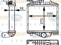 Intercooler compresor MERCEDES-BENZ V-CLASS (638/2) - OEM - NRF: NRF30423|30423 - Cod intern: W02140082 - LIVRARE DIN STOC in 24 ore!!!