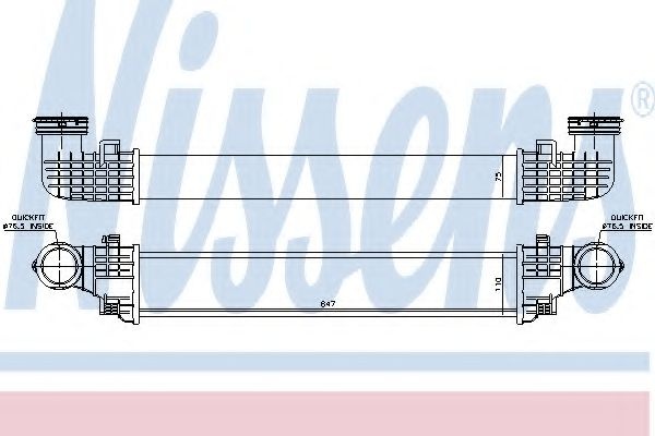 Intercooler, compresor MERCEDES E-CLASS (W211) (20