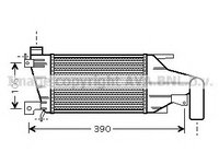 Intercooler compresor OLA4417 AVA QUALITY COOLING pentru Opel Astra