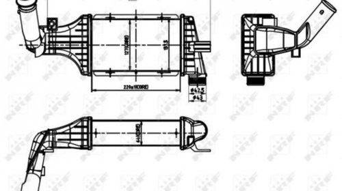 Intercooler, compresor Opel ASTRA G combi (F3