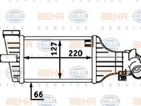 Intercooler compresor OPEL ASTRA G combi (F35_) - OEM - BOSCH: 8ML376723-411|8ML 376 723-411 - Cod intern: W02393626 - LIVRARE DIN STOC in 24 ore!!!