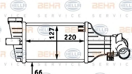 Intercooler compresor OPEL ASTRA G hatchback 