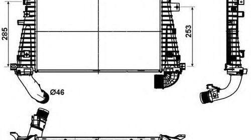 Intercooler, compresor OPEL ASTRA H (L48) (20