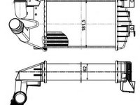 Intercooler, compresor OPEL ASTRA H limuzina (L69) (2007 - 2020) NRF 30307