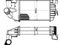 Intercooler, compresor OPEL ASTRA H Van (L70) (2004 - 2020) NRF 30307