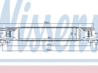 Intercooler, compresor OPEL CORSA D (2006 - 2016) NISSENS 96464 piesa NOUA