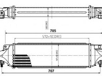 Intercooler, compresor OPEL CORSA D (2006 - 2020) NRF 30780