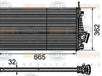 Intercooler compresor OPEL INSIGNIA - OEM - NRF: NRF30796|30796 - Cod intern: W02186687 - LIVRARE DIN STOC in 24 ore!!!