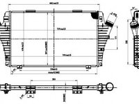 Intercooler, compresor OPEL VECTRA C GTS (2002 - 2016) NRF 30279 piesa NOUA