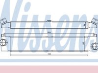 Intercooler, compresor PEUGEOT BOXER bus (2006 - 2016) NISSENS 96623 piesa NOUA