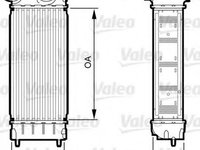 Intercooler, compresor PEUGEOT PARTNER platou / sasiu (2009 - 2020) VALEO 818226