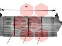 Intercooler, compresor RENAULT ESPACE Mk III (JE0_), RENAULT LAGUNA II (BG0/1_), RENAULT LAGUNA II Sport Tourer (KG0/1_) - VAN WEZEL 43004295