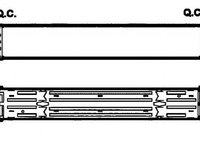 Intercooler, compresor RENAULT GRAND SCENIC III (JZ0/1) (2009 - 2016) NRF 30287 piesa NOUA