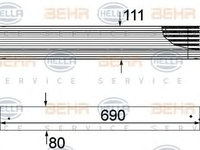 Intercooler compresor RENAULT LAGUNA 1,5 DCI 07- - Cod intern: W20089493 - LIVRARE DIN STOC in 24 ore!!!