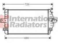 Intercooler, compresor RENAULT LAGUNA I I (B56_, 556_), RENAULT LAGUNA I Estate (K56_), RENAULT ESPACE Mk III (JE0_) - VAN WEZEL 43004277