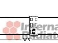 Intercooler, compresor RENAULT LAGUNA III (BT0/1), RENAULT LAGUNA III Sportour (KT0/1), RENAULT LAGUNA cupe (DT0/1) - VAN WEZEL 43004463