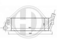 Intercooler, Compresor RENAULT MEGANE II BM0/1, CM0/1 1.5 DCi 10.2003 ... 03.2006 1461 Motor Diesel