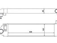 Intercooler compresor RENAULT MEGANE II Coupé-Cabriolet (EM0/1_) - Cod intern: W20089501 - LIVRARE DIN STOC in 24 ore!!!