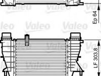 Intercooler, compresor RENAULT MODUS / GRAND MODUS (F/JP0) (2004 - 2016) VALEO 818251 piesa NOUA