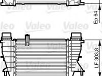Intercooler, compresor RENAULT MODUS / GRAND MODUS (F/JP0_) (2004 - 2020) VALEO 818251