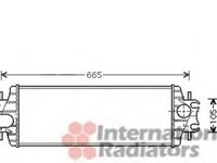 Intercooler, compresor RENAULT TRAFIC II bus (JL), RENAULT TRAFIC II Van (FL), OPEL VIVARO caroserie (F7) - VAN WEZEL 43004358