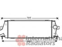 Intercooler, compresor RENAULT TRAFIC II bus (JL), RENAULT TRAFIC II Van (FL), OPEL VIVARO caroserie (F7) - VAN WEZEL 43004456