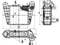 Intercooler compresor SEAT CORDOBA (6L2) - OEM - MAXGEAR: AC688946 - Cod intern: W02772340 - LIVRARE DIN STOC in 24 ore!!!