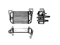 Intercooler, compresor SEAT EXEO (3R2) (2008 - 2016) NRF 30753 piesa NOUA