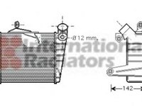 Intercooler, compresor SKODA FABIA (6Y2), SKODA FABIA Combi (6Y5), SKODA FABIA limuzina (6Y3) - VAN WEZEL 58004213