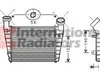 Intercooler, compresor SKODA SUPERB I (3U4) (2001 - 2008) VAN WEZEL 58004238 piesa NOUA