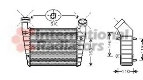 Intercooler, compresor SKODA SUPERB I (3U4) (