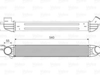 Intercooler, compresor VALEO 818580